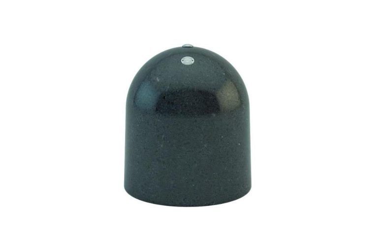 Bolardo de hormigón prefabricado Titano negro.