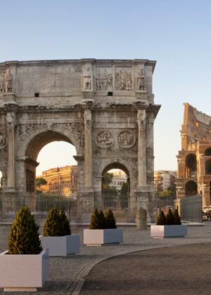 Jardinera Demetra de grandes dimensiones en el Coliseo.