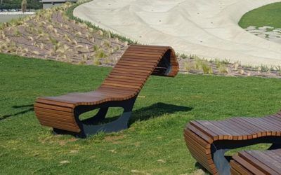 Tumbona urbana chaise longe Flow