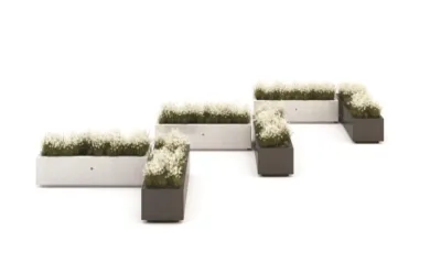 Jardineras de hormigón prefabricado