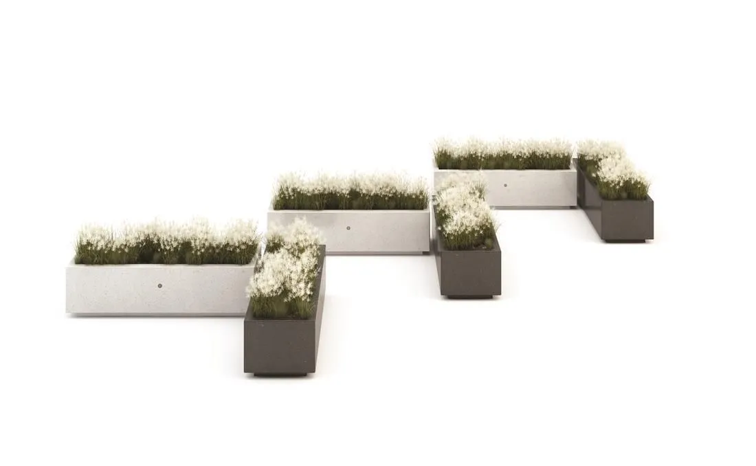 Jardineras de hormigon prefabricados