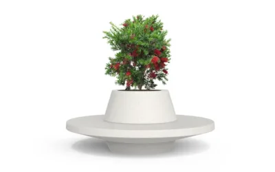 Jardinera hormigón de alta gama